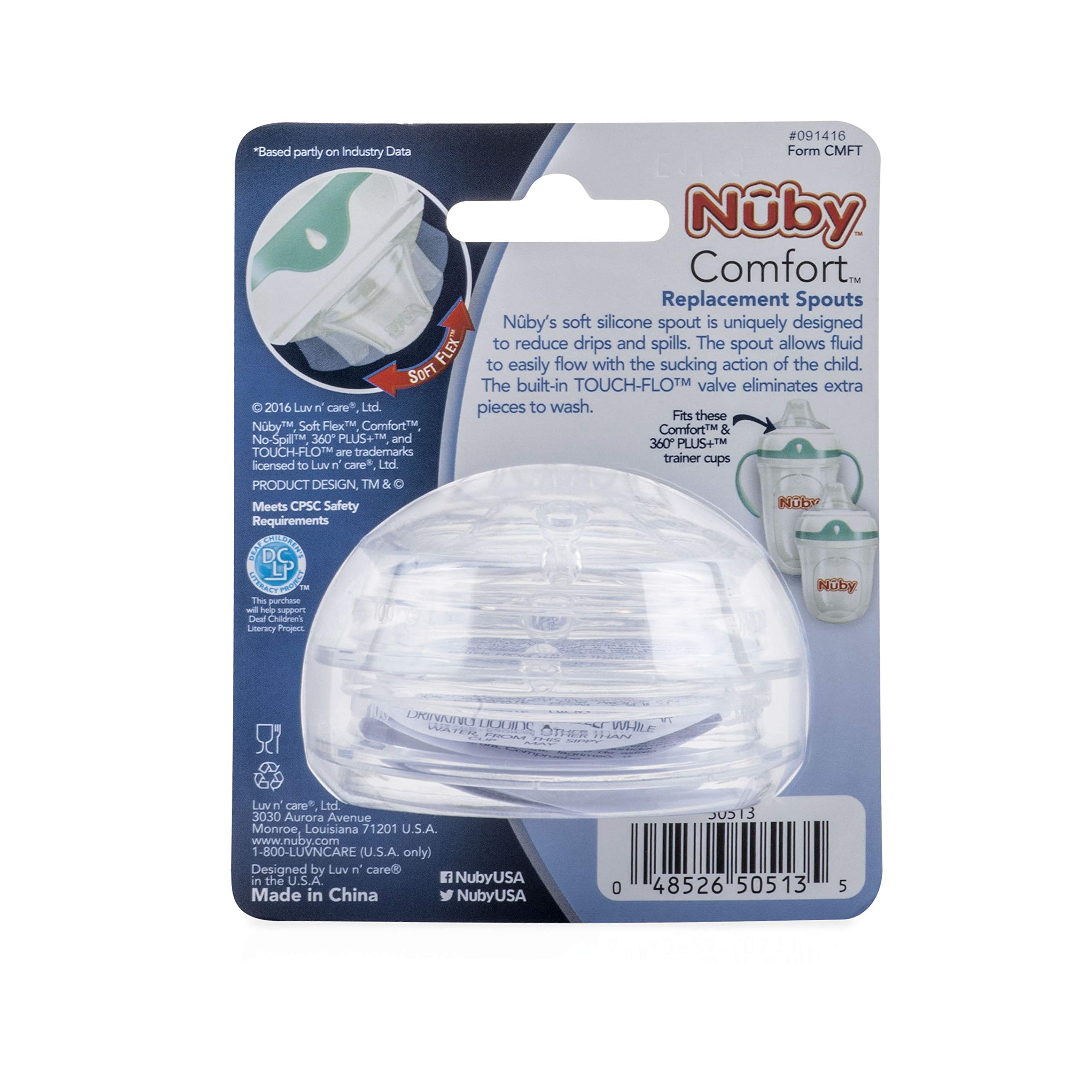 Nuby 2 Piece Comfort Replacement Spout - Image 7