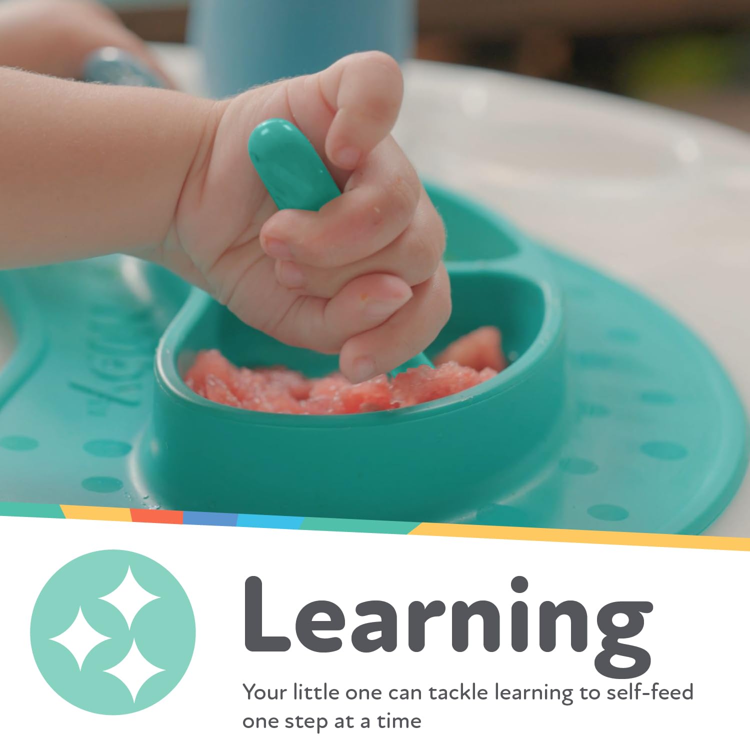 Nuby Baby's First Spoons Set - (3-Pack) Feeding Utensils for Babies - 6+ Months - Image 4