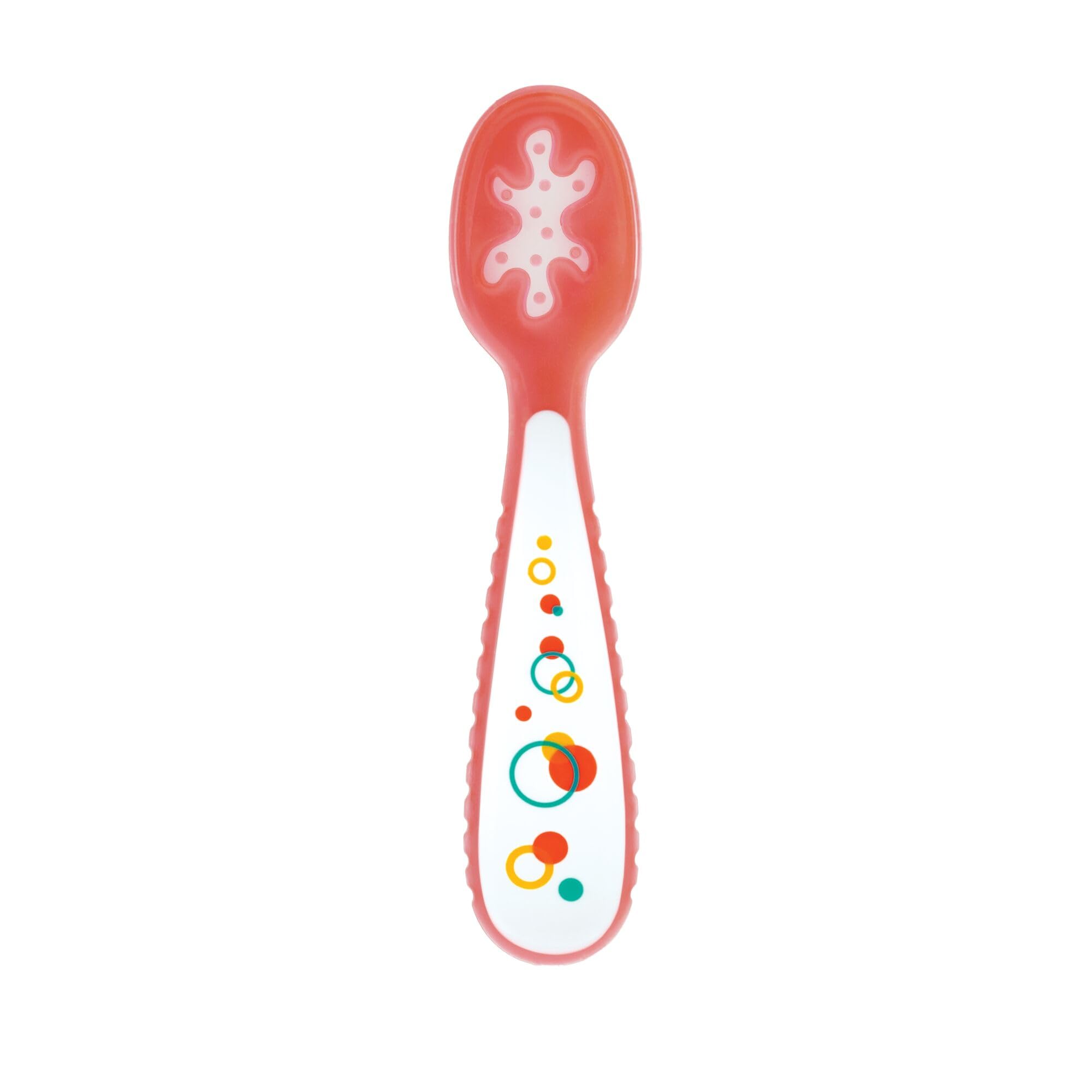 Nuby Baby's First Spoons Set - (3-Pack) Feeding Utensils for Babies - 6+ Months - Bubbles - Image 3