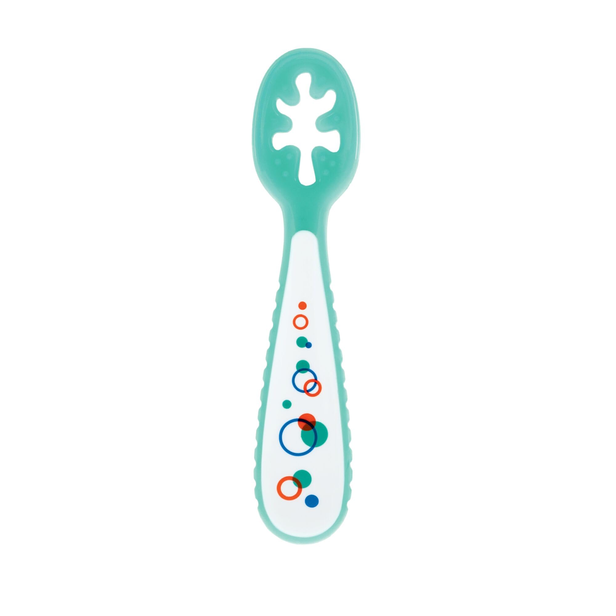 Nuby Baby's First Spoons Set - (3-Pack) Feeding Utensils for Babies - 6+ Months - Bubbles - Image 4