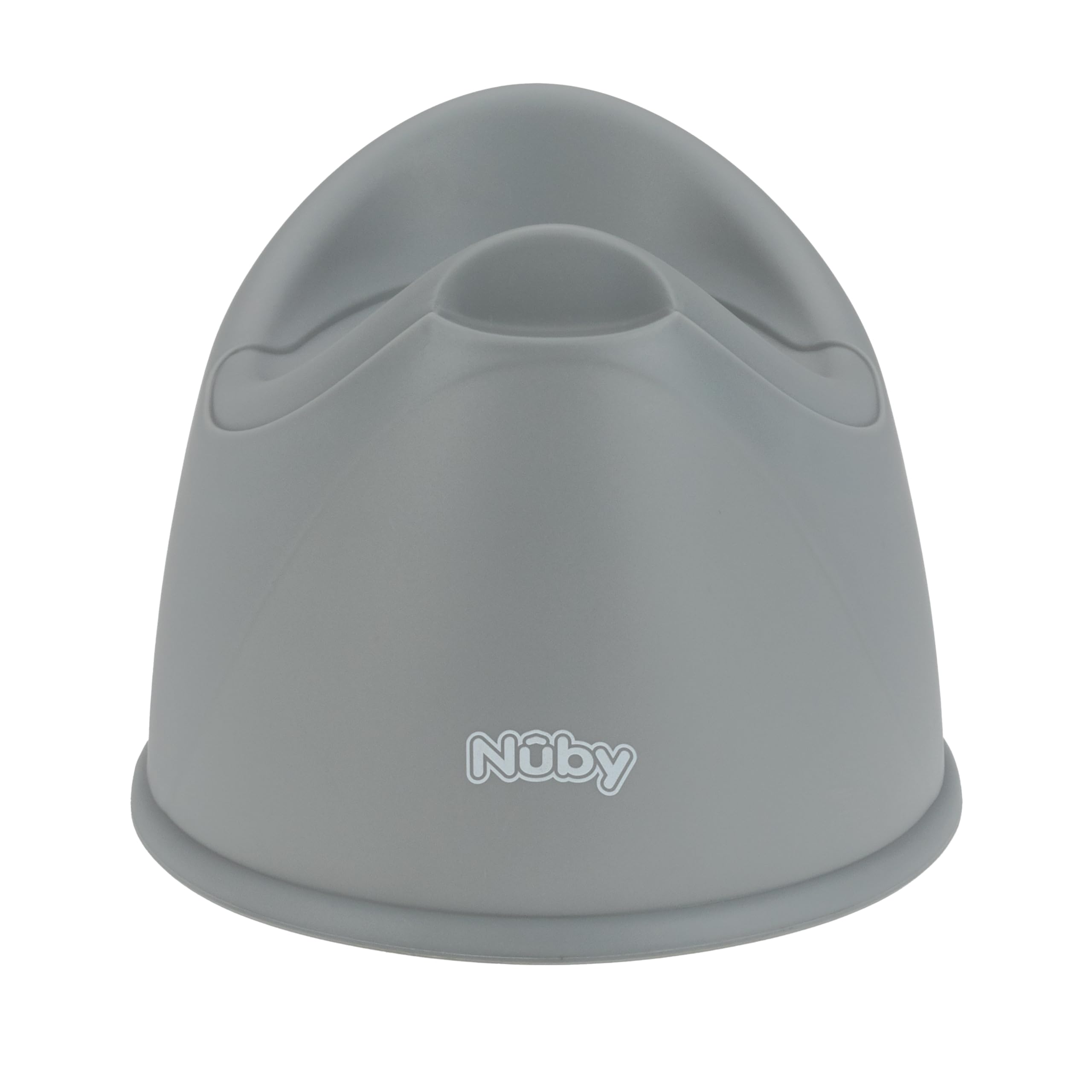 Nuby Beginner's Potty Training Seat - Removable Bowl and Integrated Splash Guard - 9+ Months - Gray - Image 4