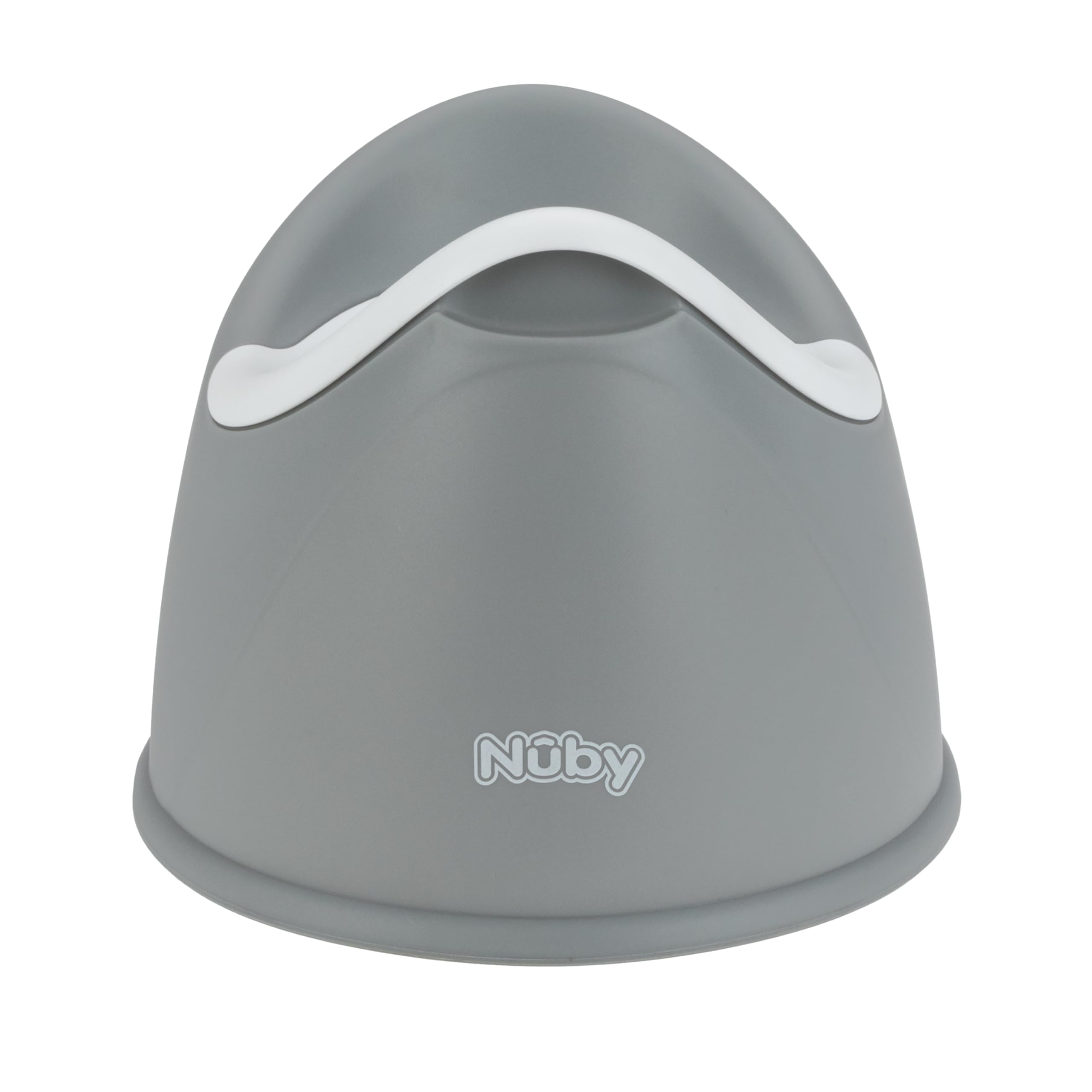Nuby Beginner's Potty Training Seat - Removable Bowl and Integrated Splash Guard - 9+ Months - Gray - Image 5