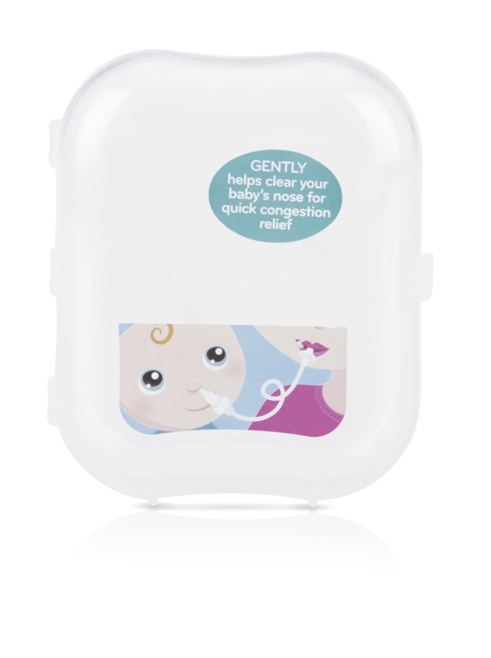 Nuby, Breathe-EEZ Infant Nasal Aspirator with Travel Case, 5" - Image 4