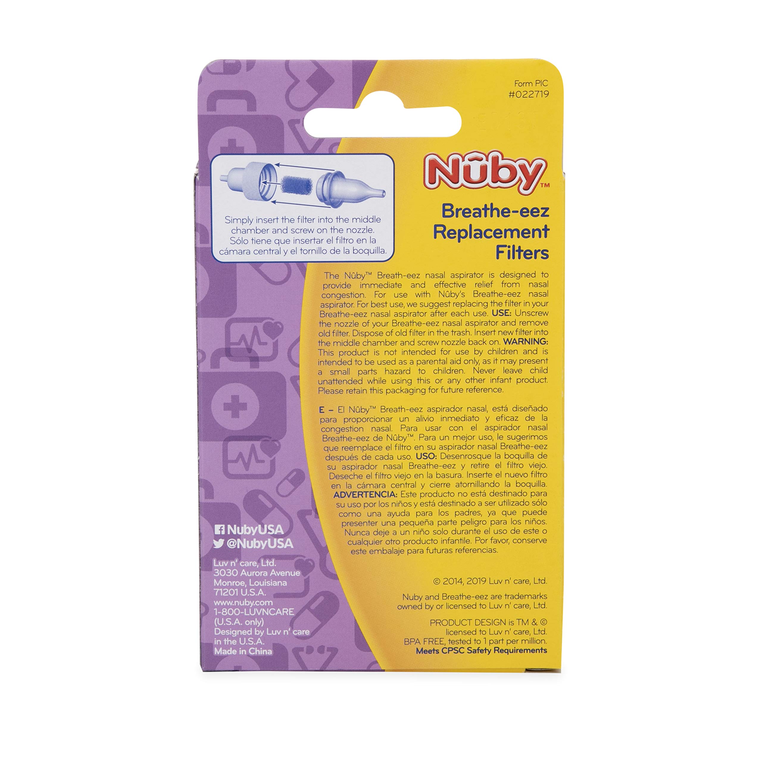 Nuby Breathe-EEZ Replacement Filters, 24 Count - Image 5