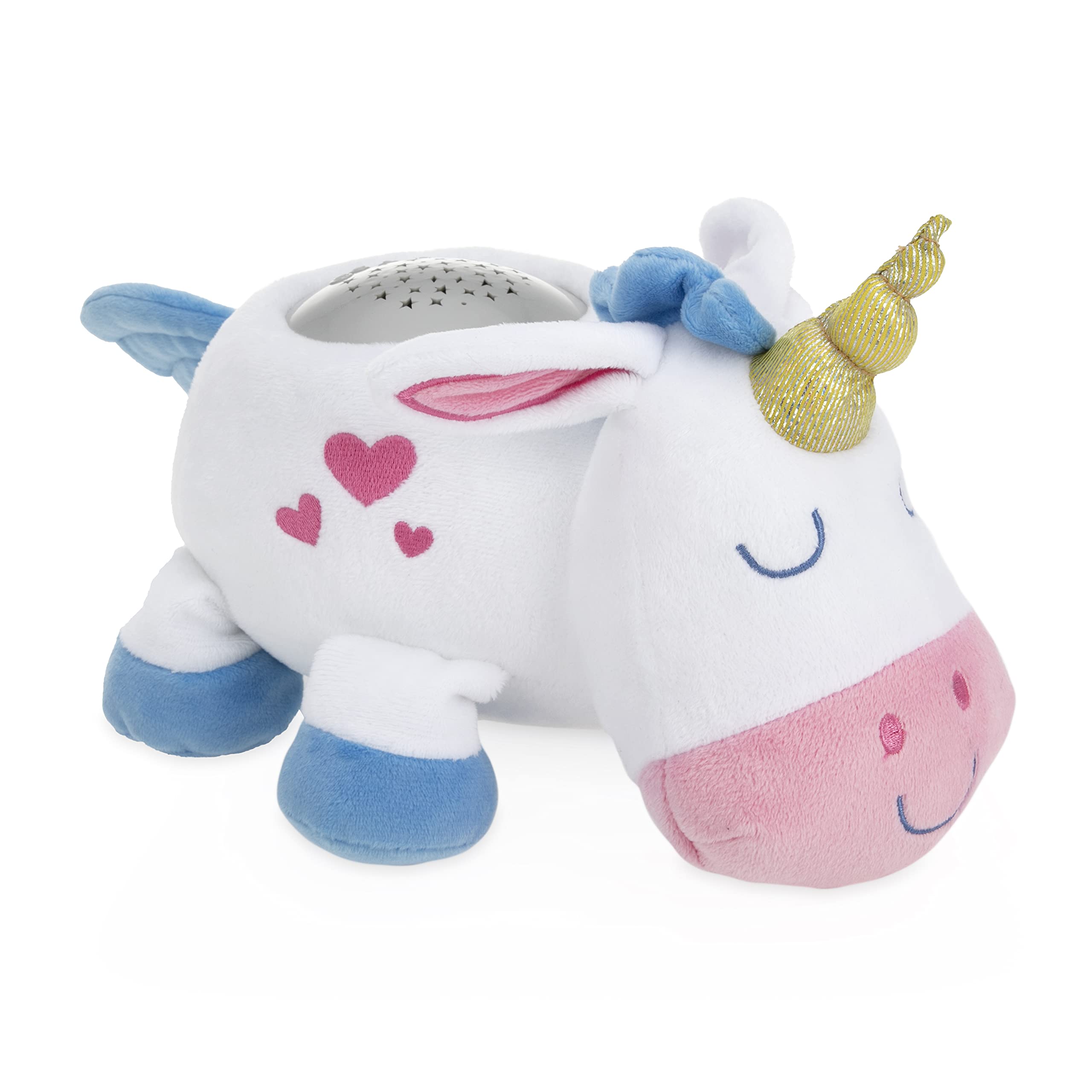 Nuby Calming Nightlight & Soothing Sound Plush Pal, Nightlight Projector with 10 Lullabies, Unicorn - Image 5