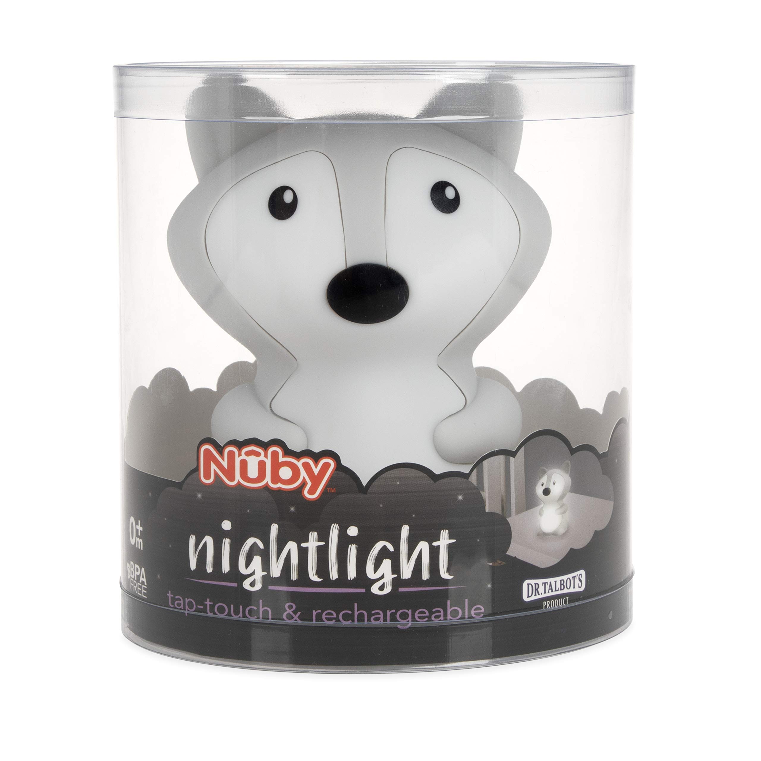 Nuby Fox Baby Silicone Nightlight, Rechargeable, Color Changing Touch Night Light for Kids Bedside - Image 6