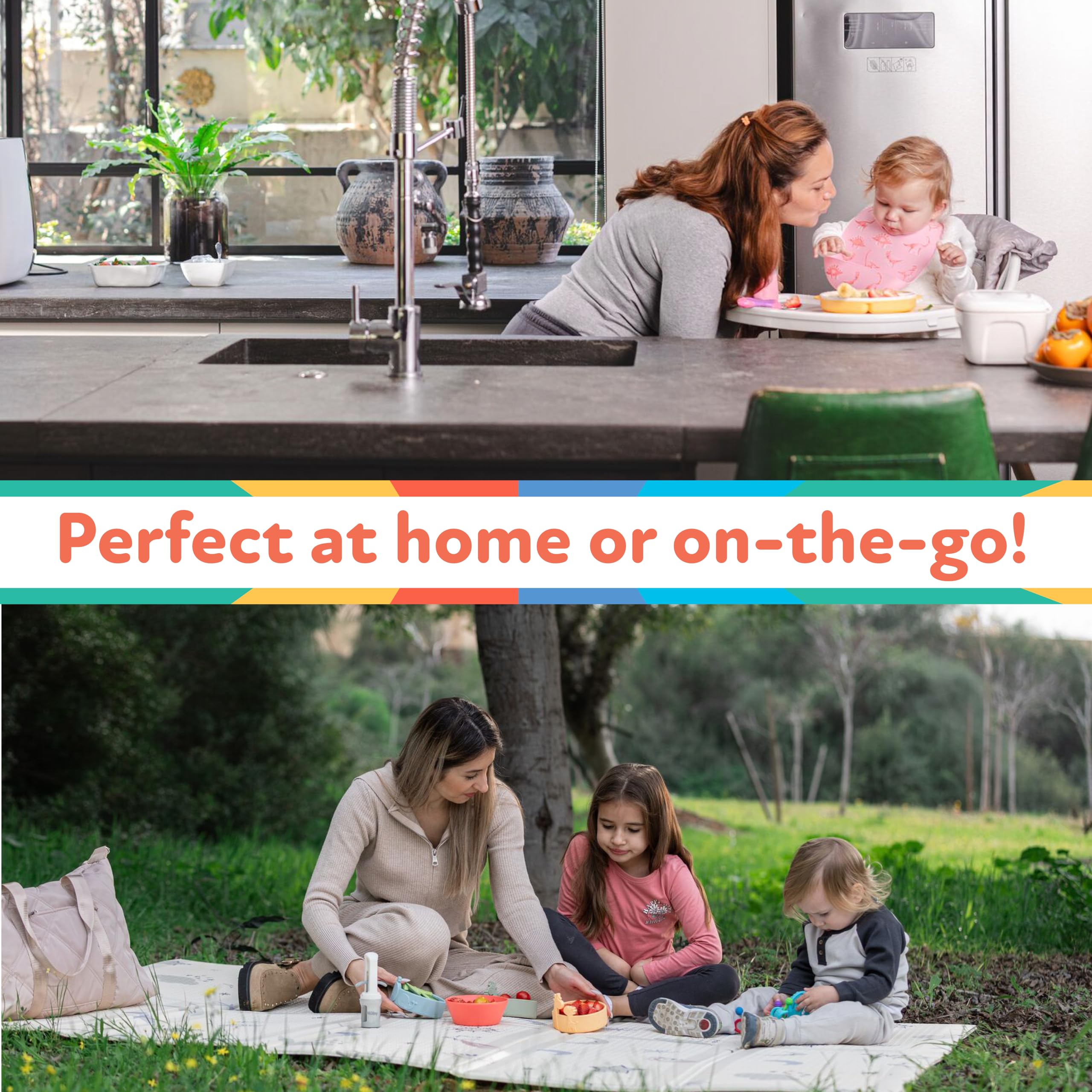 Nuby Grape Cutter Tool for Baby Food - Grape Slicer with Travel Lid - Safe to Use - Easy to Clean - Perfect for Snacks, Meals, and Baby-Led Weaning - Aqua - Image 6