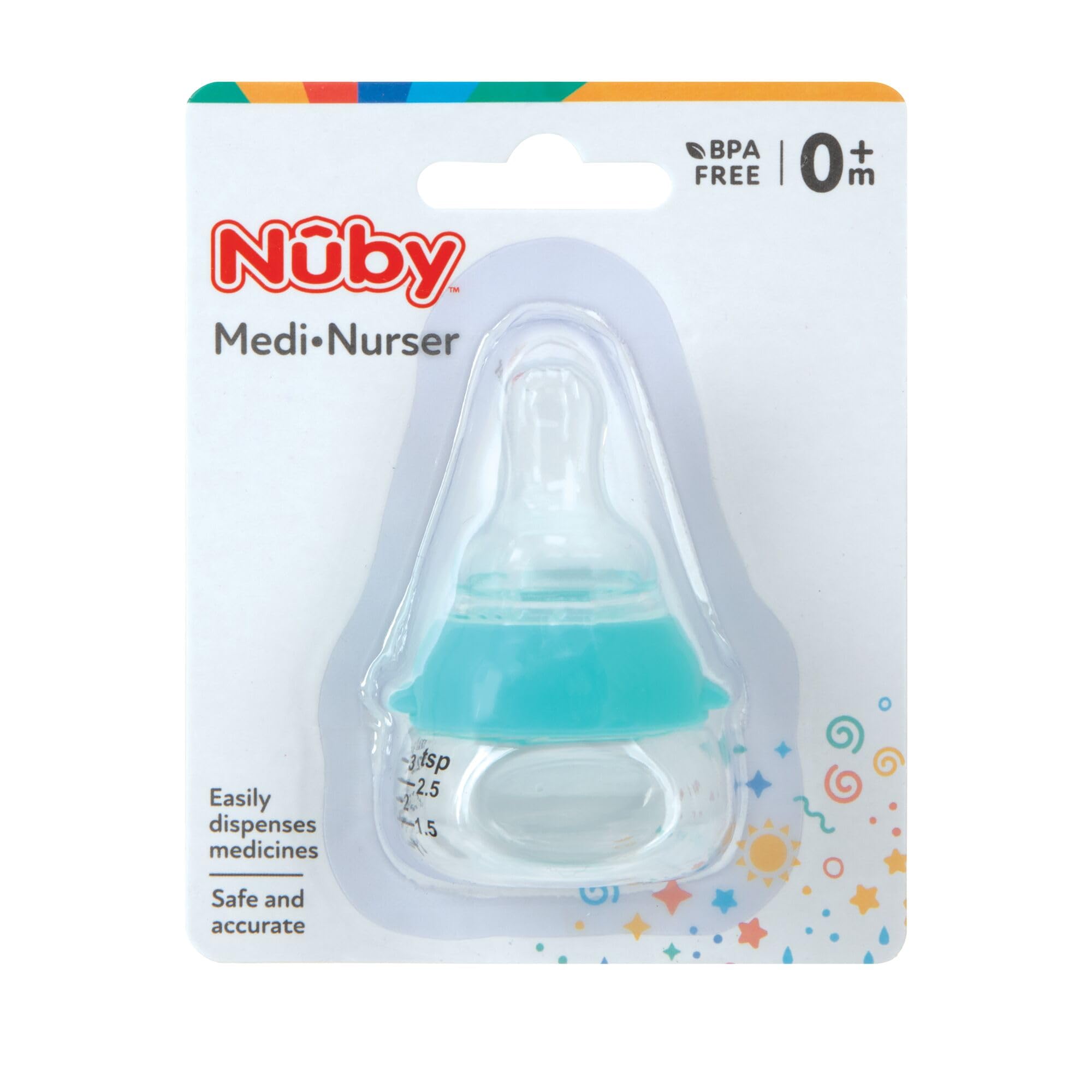 Nuby Medi-Nurser Medicine Bottle, Colors May Vary - Image 6