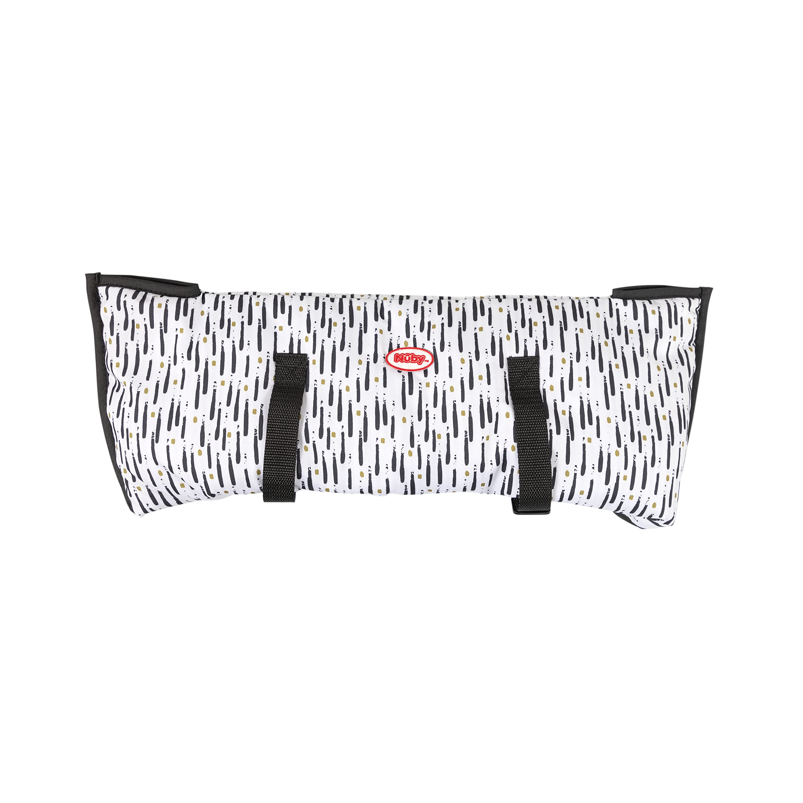 Nuby On The Go Toddler Portable Travel Chair for Babies and Toddlers - 5 Point Safety Adjustable Straps - 6+ Months - Folds into a Storage Bag, Brush Strokes - Image 6