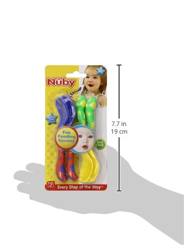 Nuby Spoons and Forks, Colors May Vary, 4 Count - Image 6