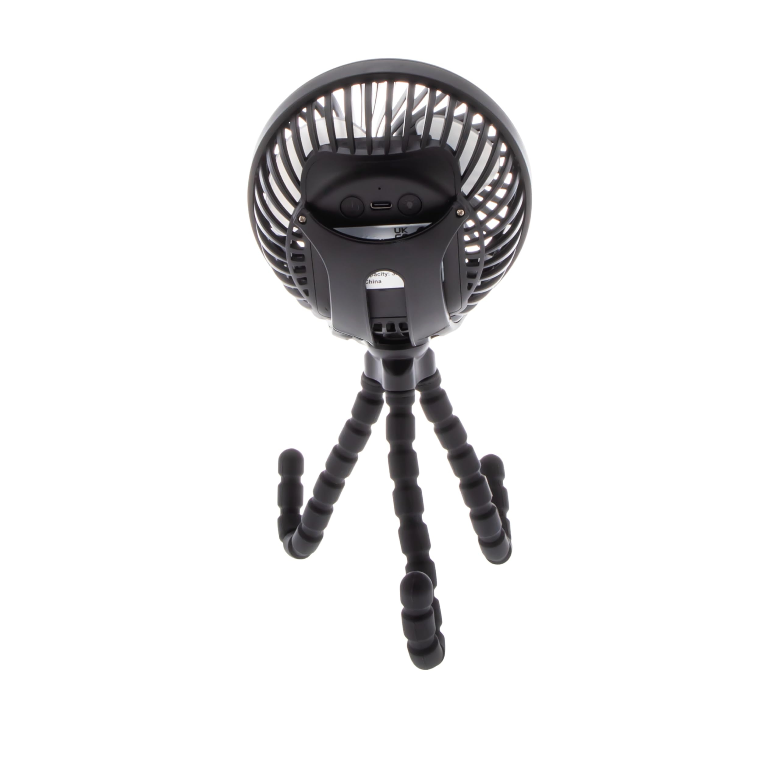 Nuby Stroller Fan with Adjustable Legs - 3-Speed Portable Fan for Car Seats and Play Yards - Stroller Accessories - Summer Travel Essentials - Black - Image 4